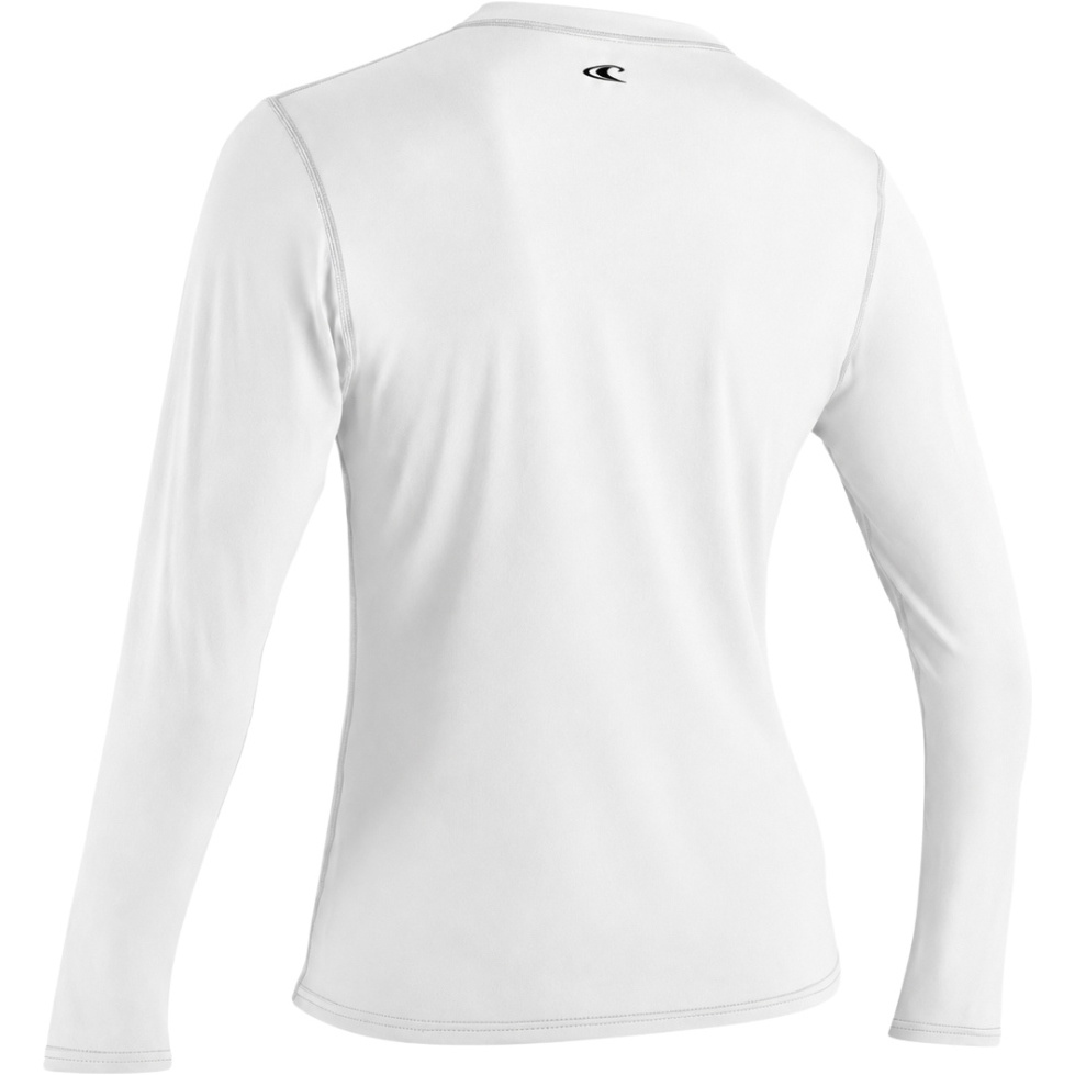 2026 O'Neill Womens Basic Skins Long Sleeve Sun Shirt 5720 - White